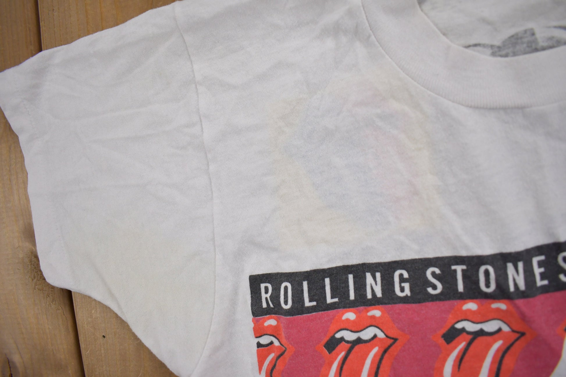 Vintage 1989 The Rolling Stones The Canadian Tour Band T-shirt