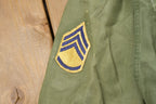 Vintage 1950s OG-107 US Air Force Military Sateen Shirt