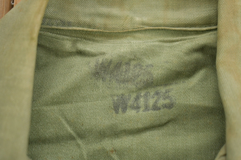 Vintage 1950s OG-107 US Air Force Military Sateen Shirt