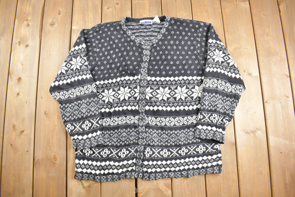 Vintage 1960s Erika II & Co Knit Cardigan Sweater
