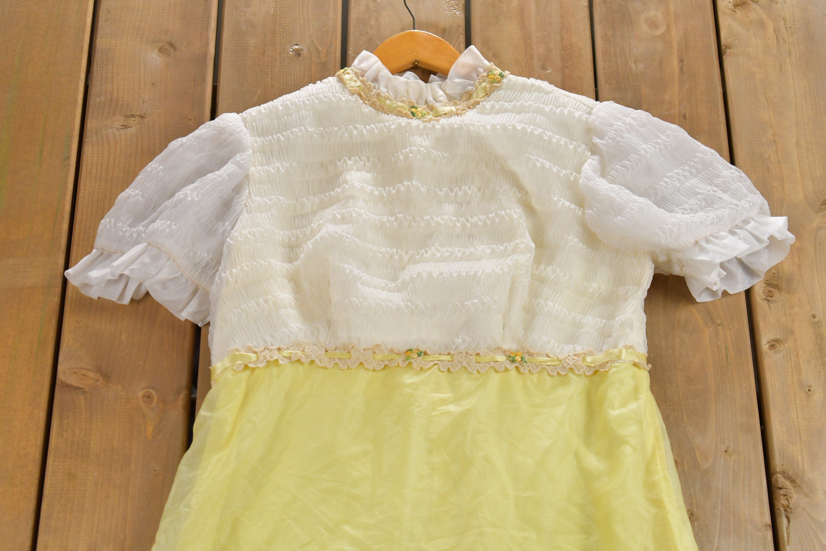 Vintage 1950s Prairie Dress