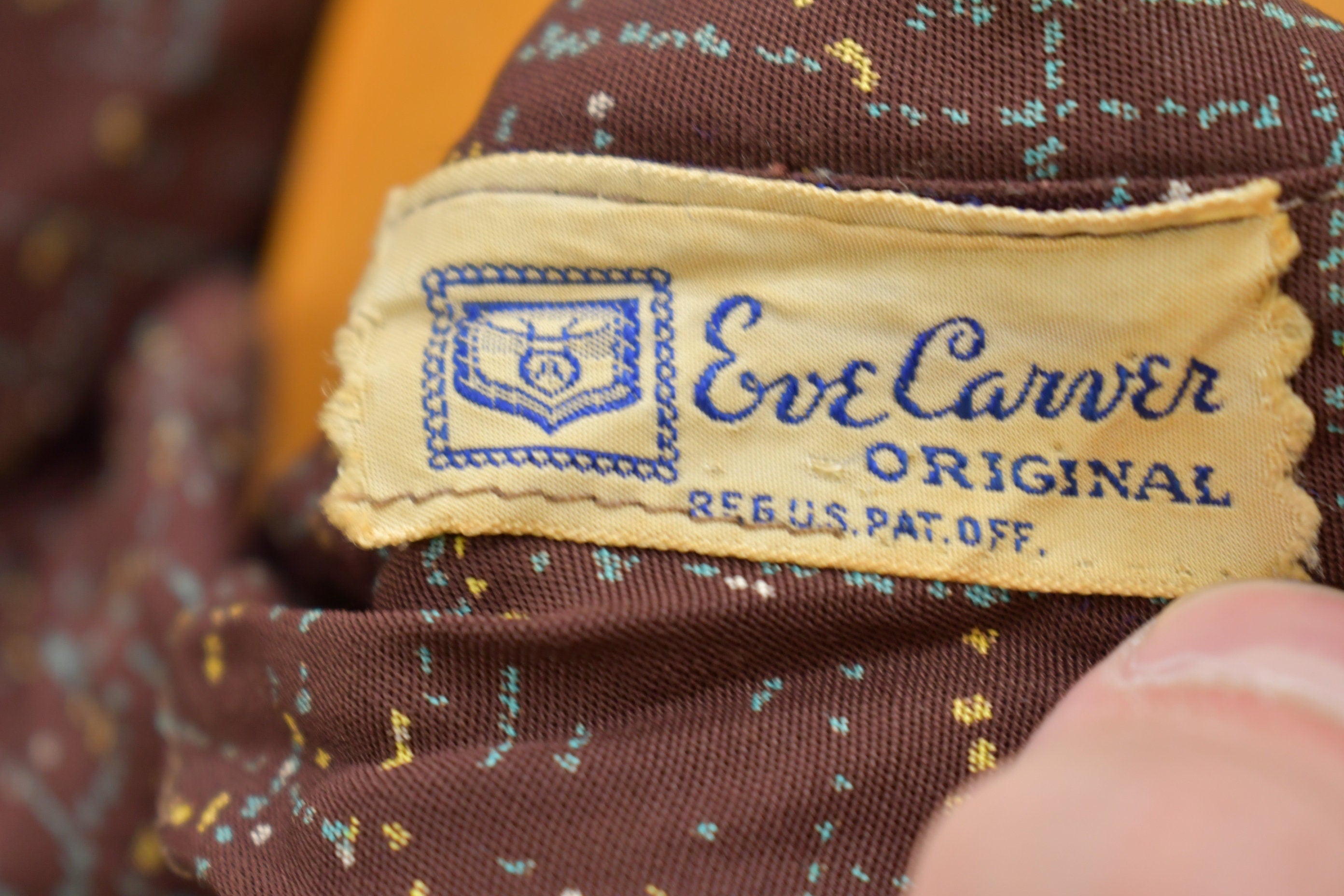 Vintage 1950s Eve Carver Sun Dress