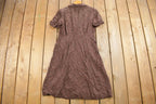 Vintage 1950s Eve Carver Sun Dress