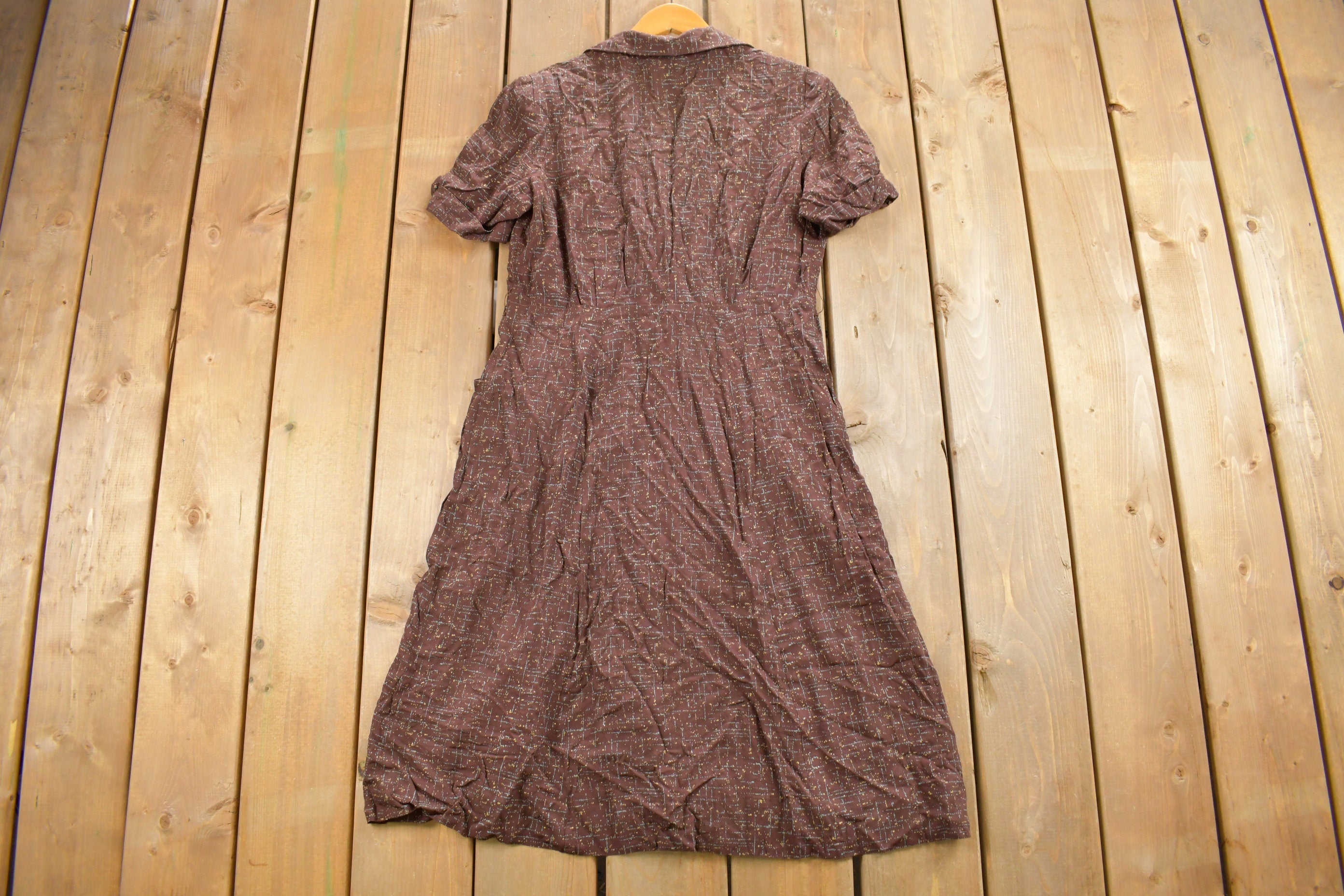 Vintage 1950s Eve Carver Sun Dress