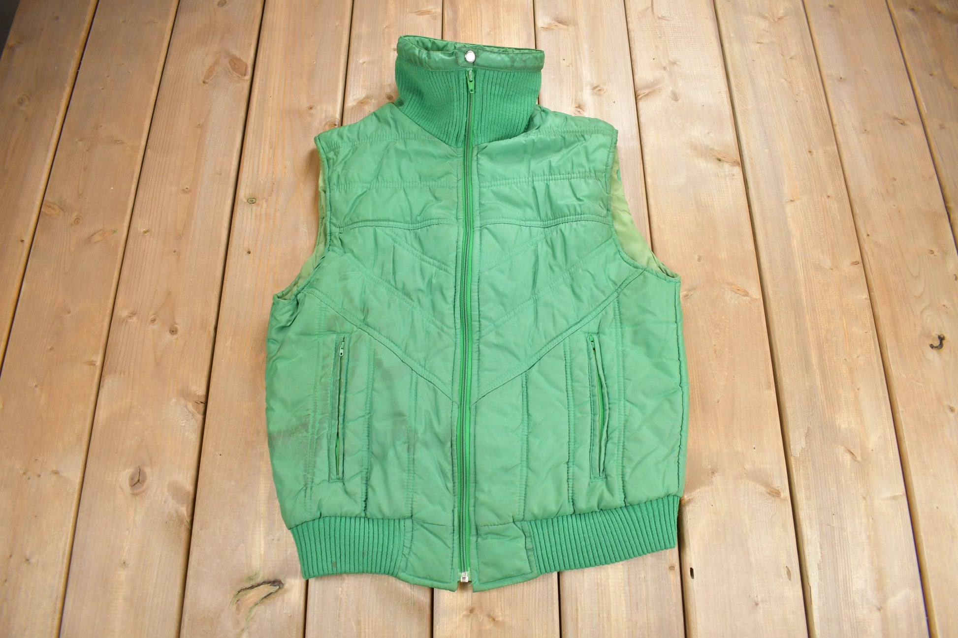 Vintage 1970s JC Penney Zip Up Vest