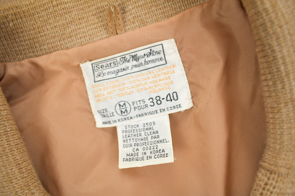 Vintage 1970s Sears The Men's Store Knit Jacket