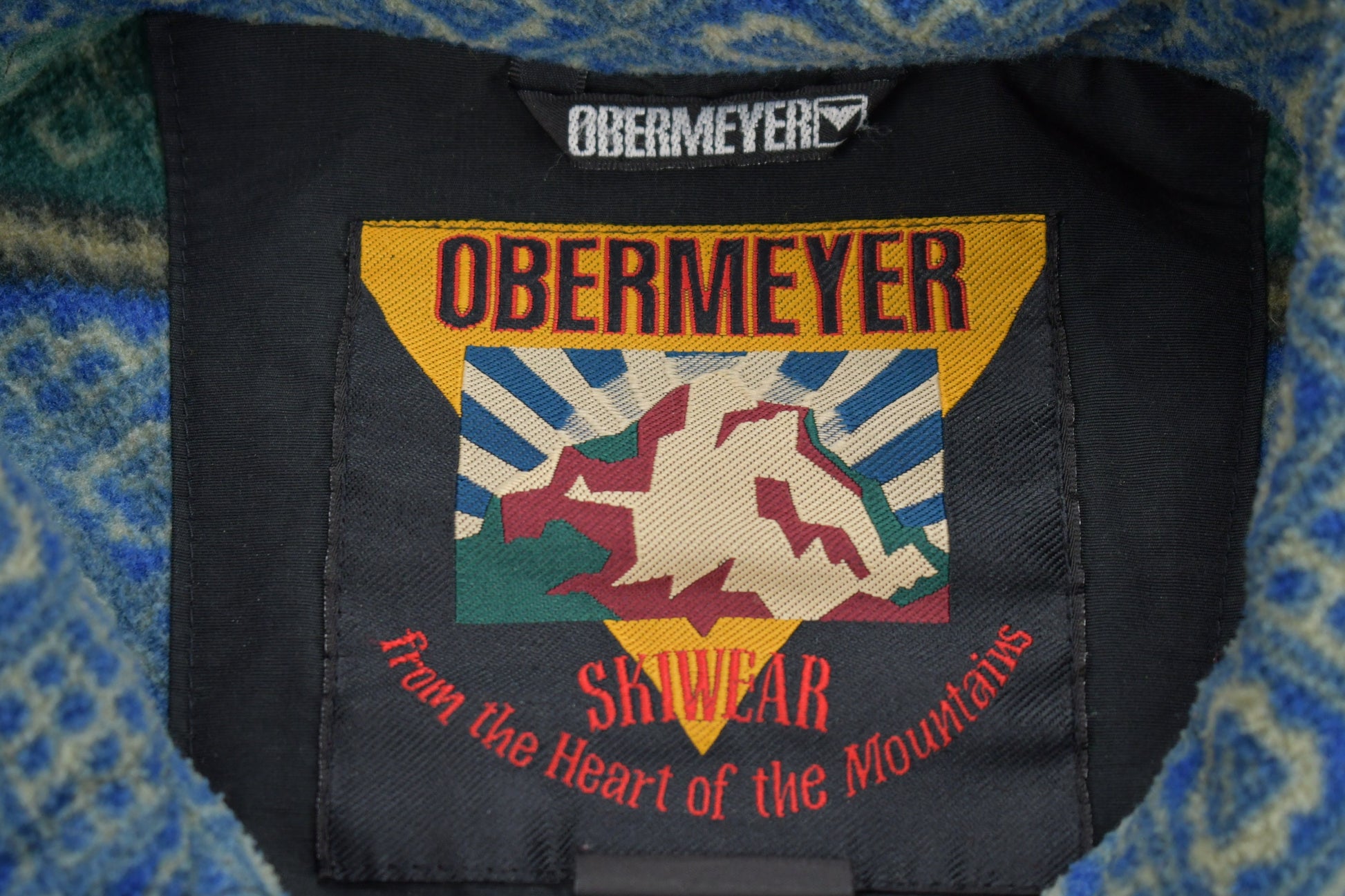 Vintage 1990s Obermeyer Ski Wear Fleece Sweater
