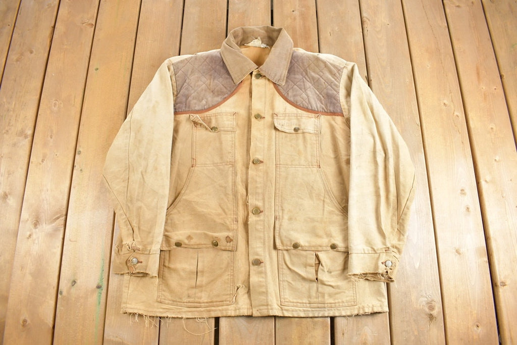 Vintage 1960s Key Imperial Canvas Hunting Jacket