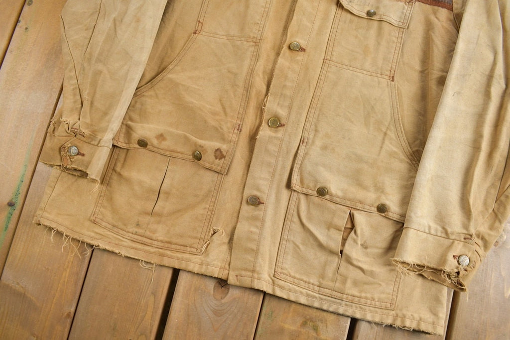 Vintage 1960s Key Imperial Canvas Hunting Jacket