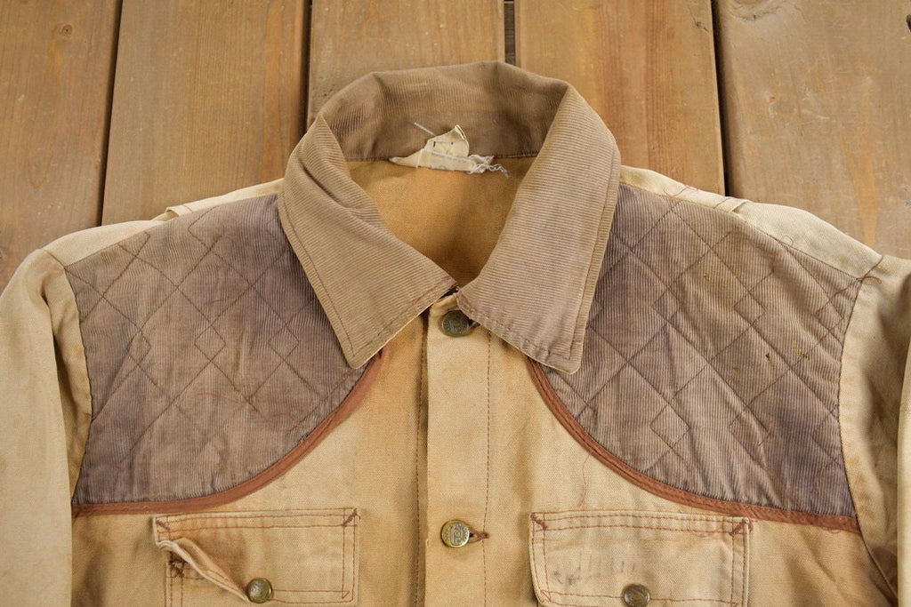 Vintage 1960s Key Imperial Canvas Hunting Jacket