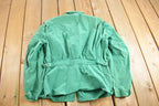Vintage 1950s Kodiak Kloth Lightweight Robins Egg Hunting Jacket