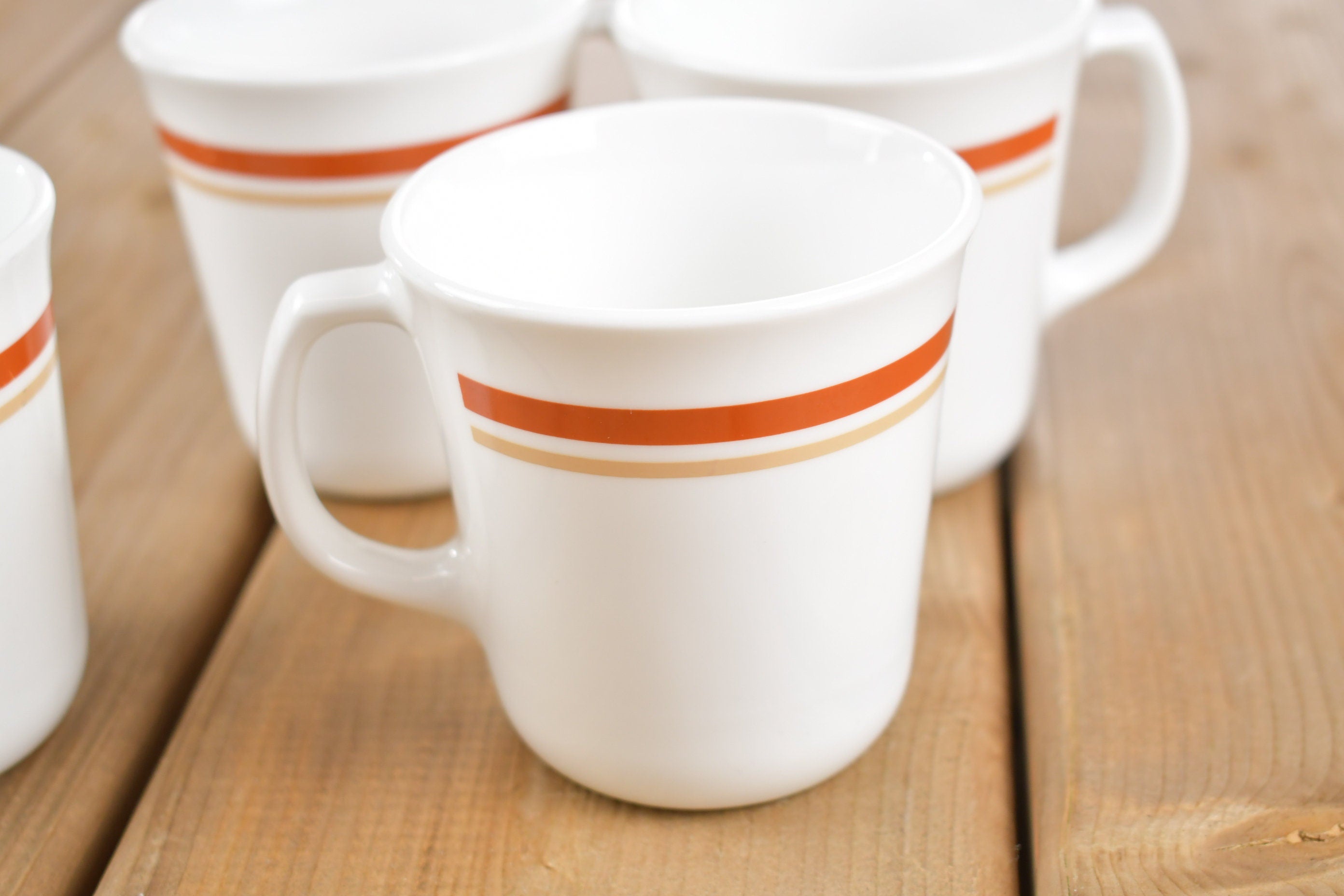 Vintage 1970s Corning Coffee Mug Set