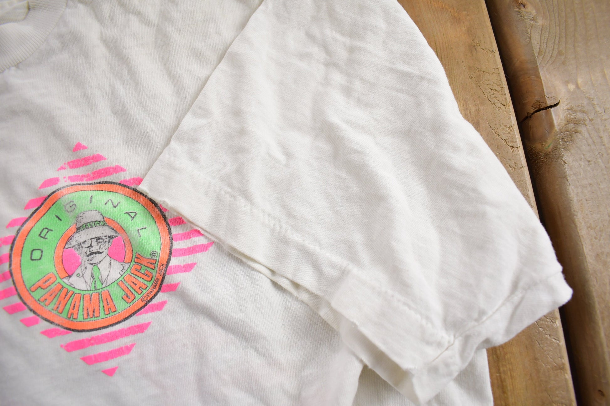 Vintage 1980s Panama Jack Tropical Graphic T-Shirt