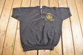 Vintage 1950s The saints Short Sleeve Quarter Zip Sweater