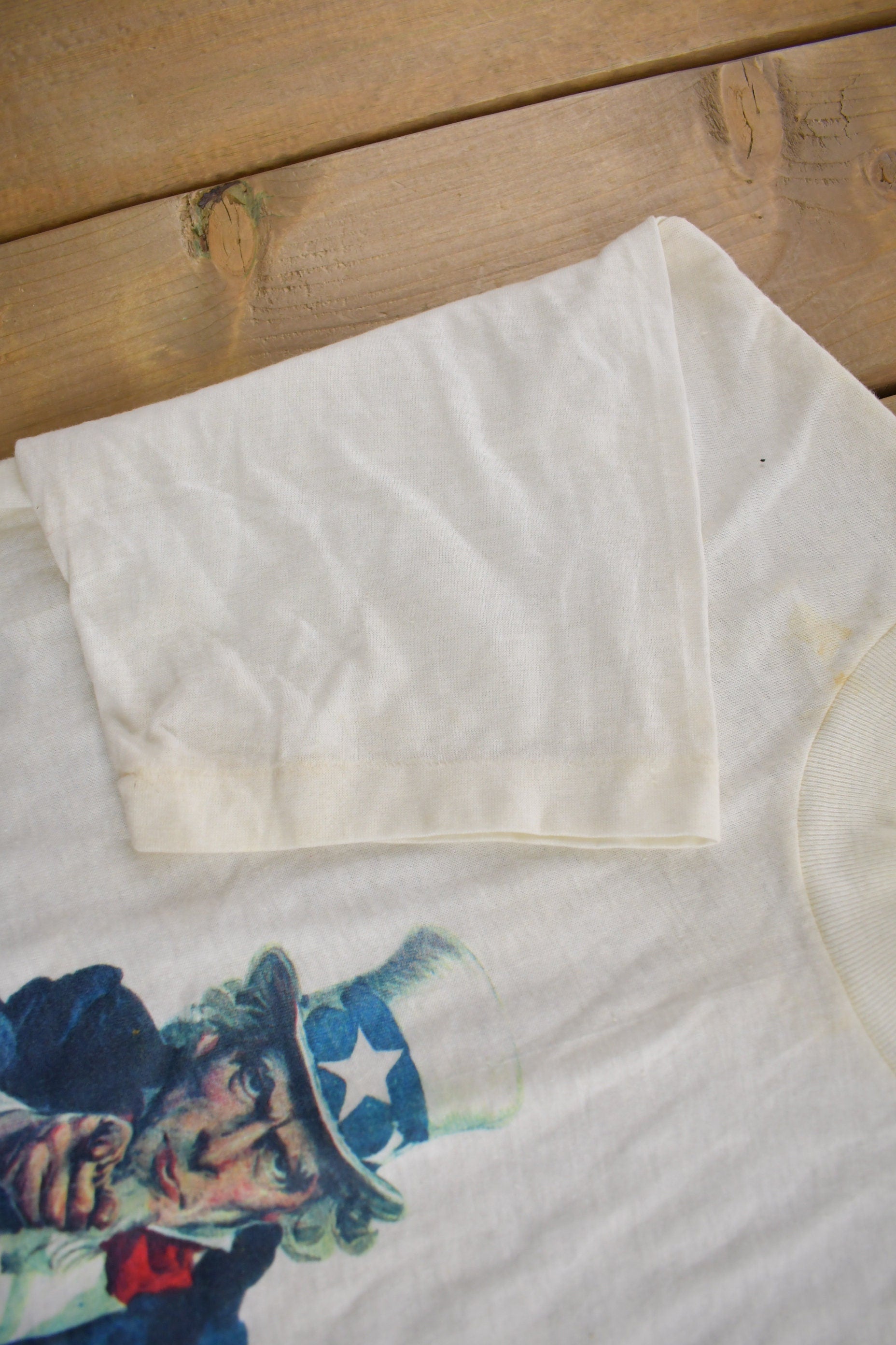 Vintage 1980s Uncle Sam Graphic T-Shirt