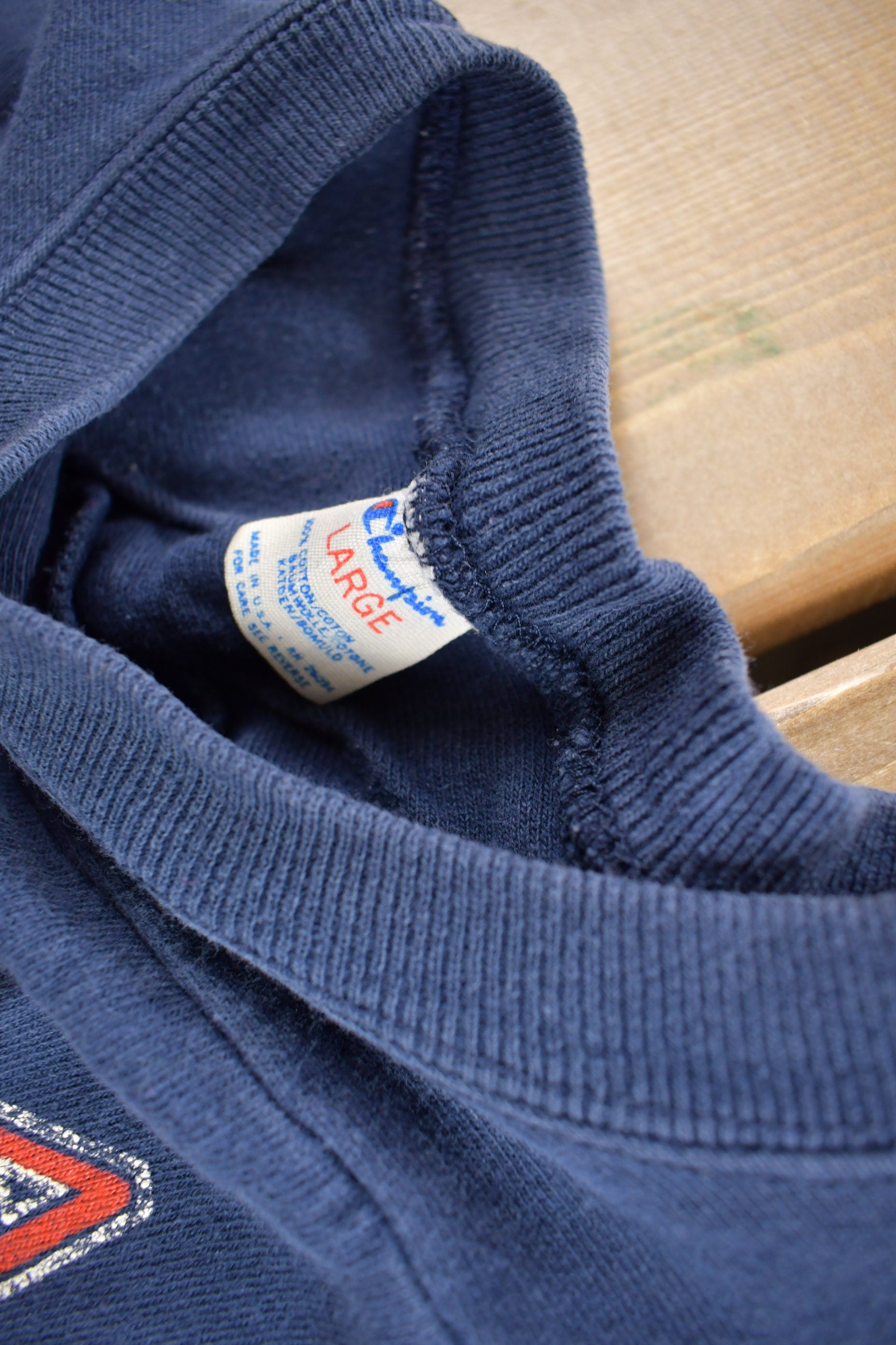 Vintage 1980s Chicago Bears NFL Jersey Style Champion T-Shirt