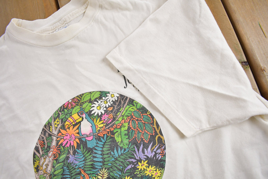 Vintage 1980s Compaq Computer Jungle Graphic T-Shirt