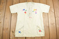 Vintage 1950s Haiti Hand Embroidered Shirt