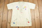 Vintage 1950s Haiti Hand Embroidered Shirt