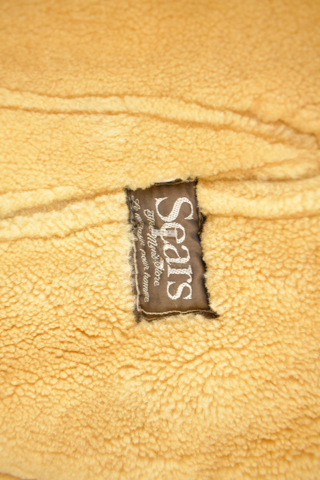 Vintage 1970s Sears The Mens Store Shearling Jacket