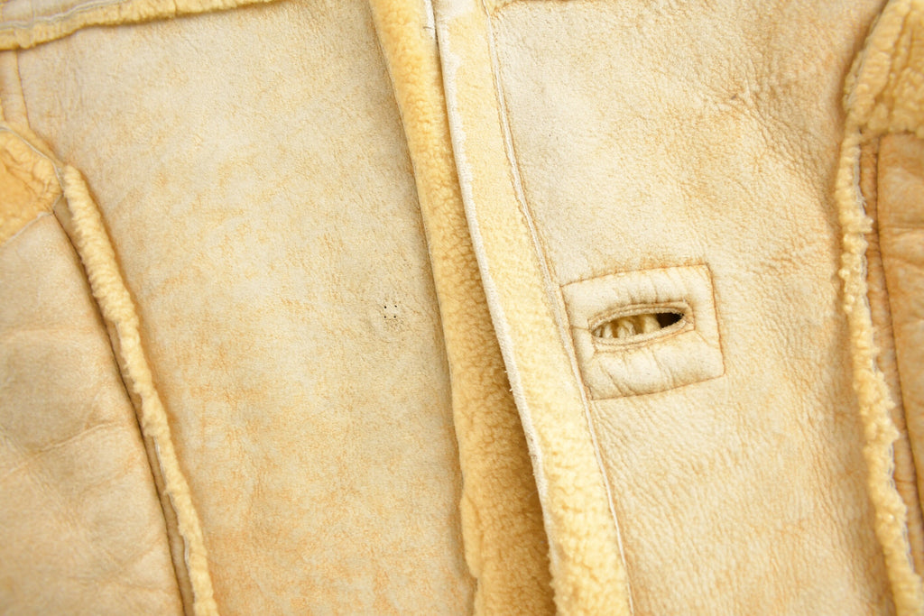 Vintage 1970s Sears The Mens Store Shearling Jacket