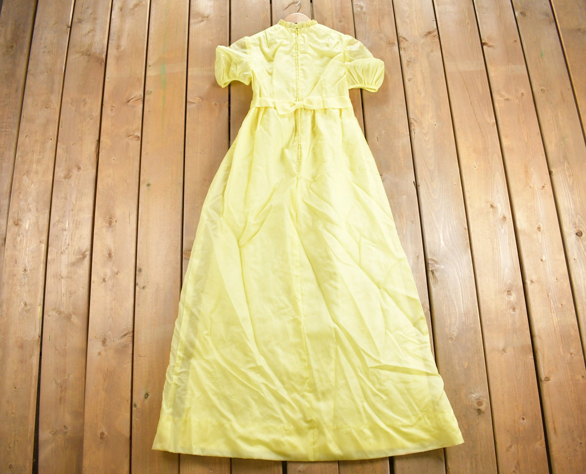 Vintage 1960s Maxi Dress