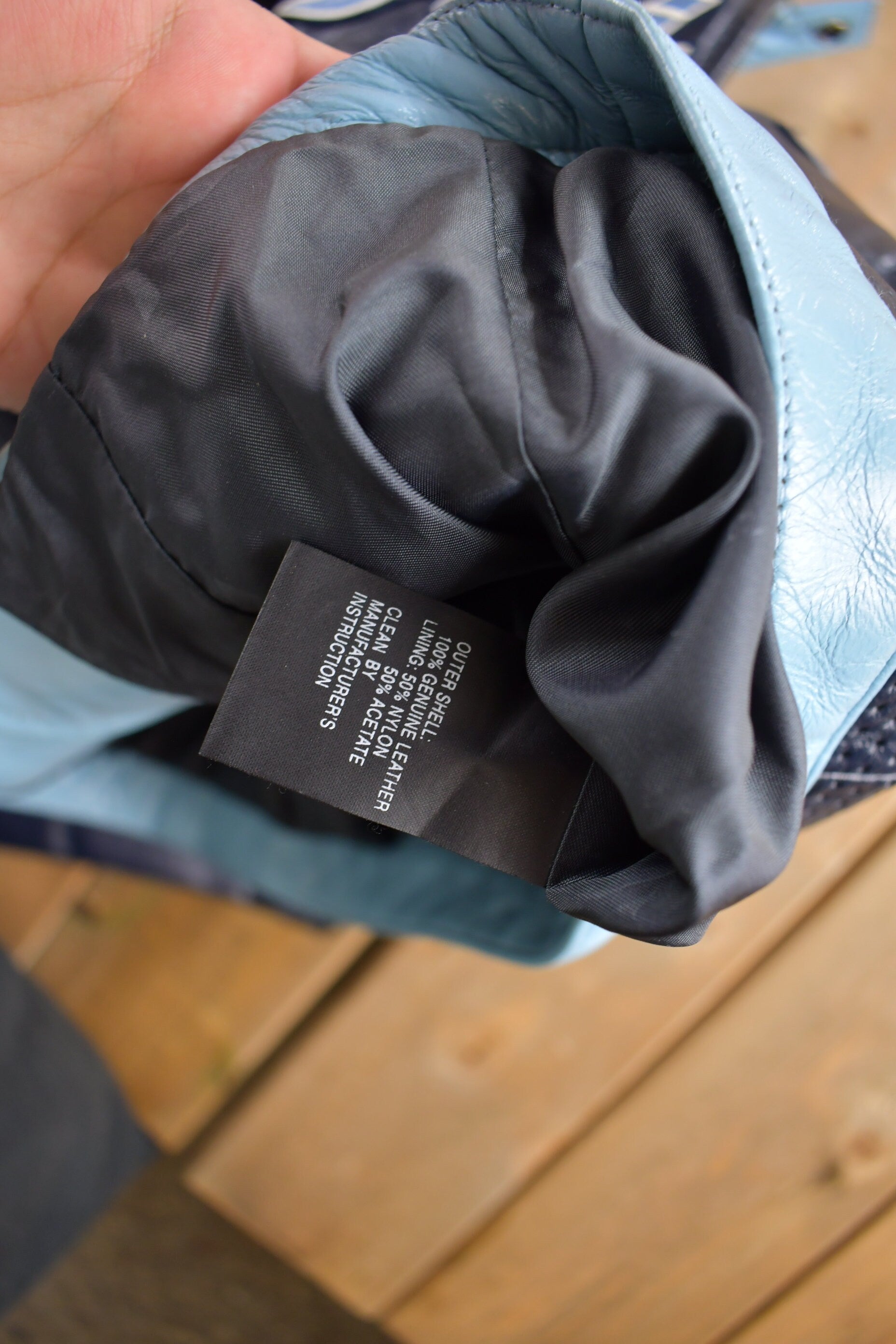 Vintage 1990s Avirex Leather Race Bike Jacket