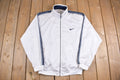 Vintage 1990s Nike Embroidered Mini Swoosh Zip Up Sweatshirt
