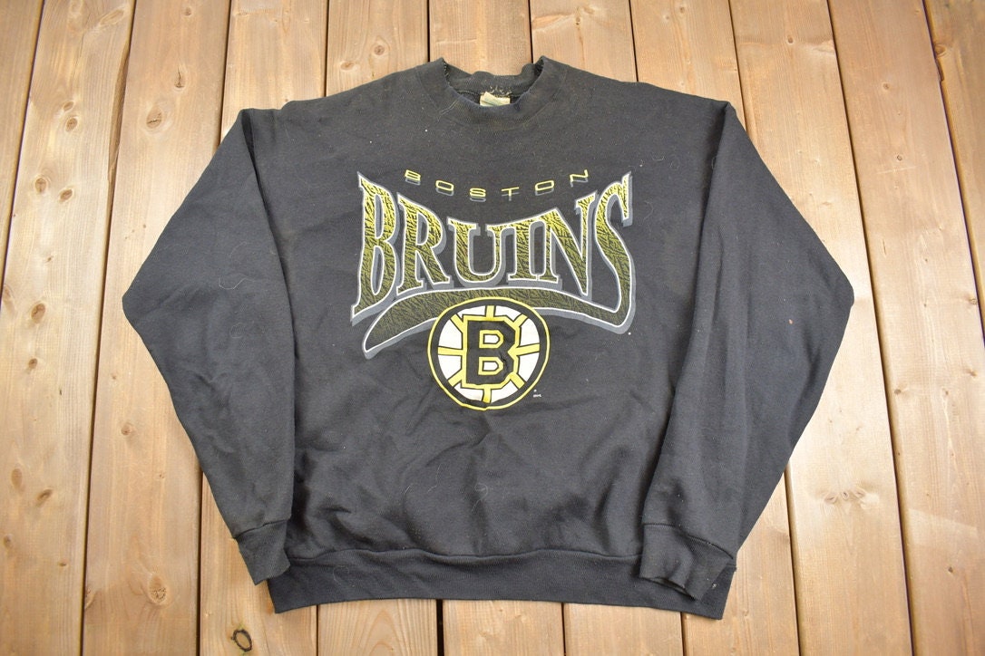 Vintage 1990s Boston Bruins NHL Crewneck Sweatshirt