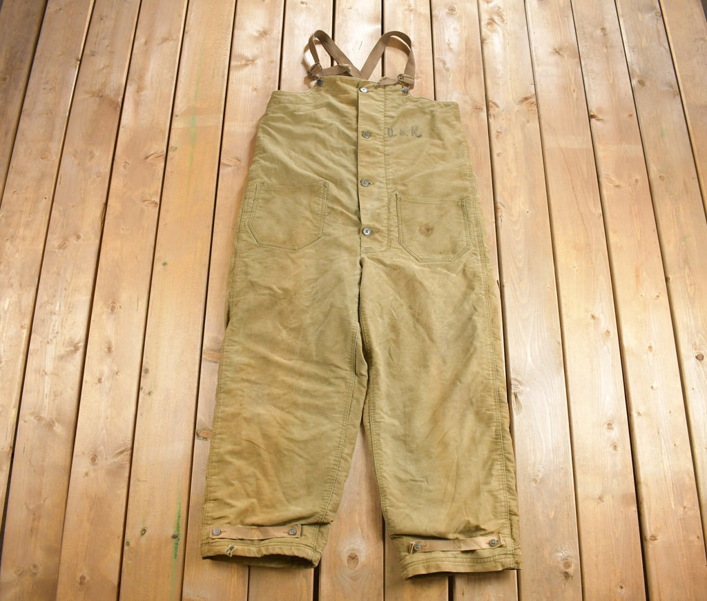 Vintage 1940s USN Deck Overalls