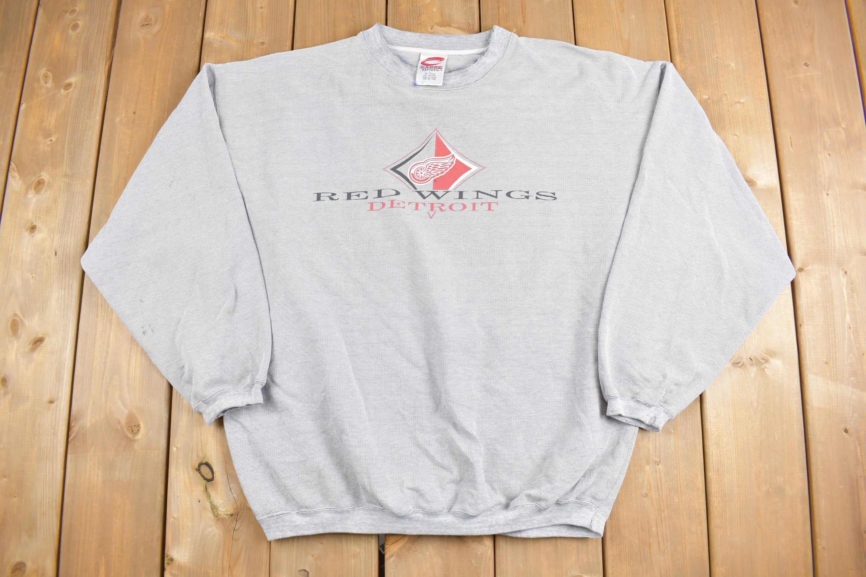 Vintage 1990s Detroit Red Wings NHL Graphic Sweatshirt