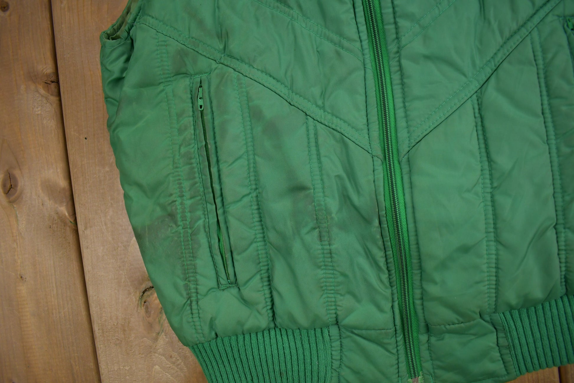 Vintage 1970s JC Penney Zip Up Vest