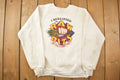 Vintage 1990s 'I Qualified For Raw Bits Oat Hulls And Wheat Chaff' Crewneck Sweatshirt