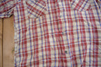 Vintage 1970s Buckeye Plaid Flannel Button Up Shirt
