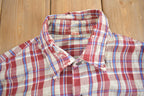 Vintage 1970s Buckeye Plaid Flannel Button Up Shirt