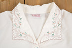 Vintage 1980s Lauren Lee Floral Collar Button Up Shirt