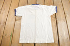 Vintage 1970s Mid Continent Railway North Freedom Wisconsin Ringer T-Shirt