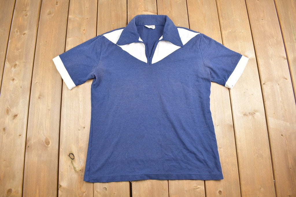 Vintage 1970s Add In Basketball Warm Up Jersey