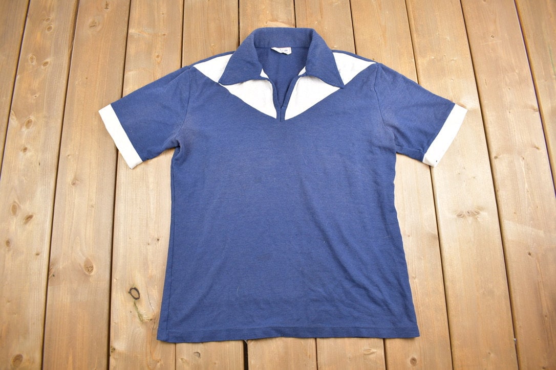 Vintage 1970s Add In Basketball Warm Up Jersey