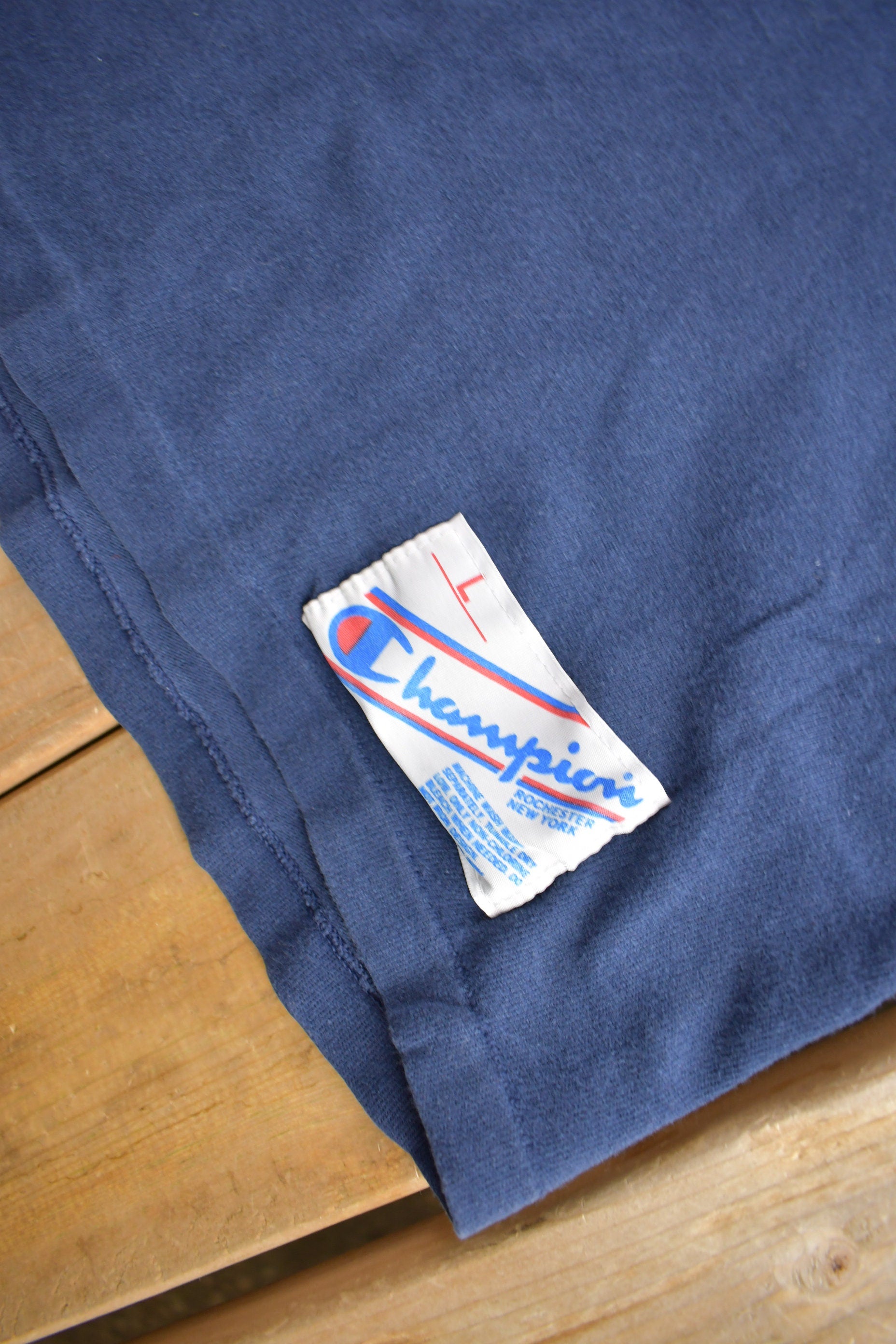 Vintage 1980s Chicago Bears NFL Jersey Style Champion T-Shirt