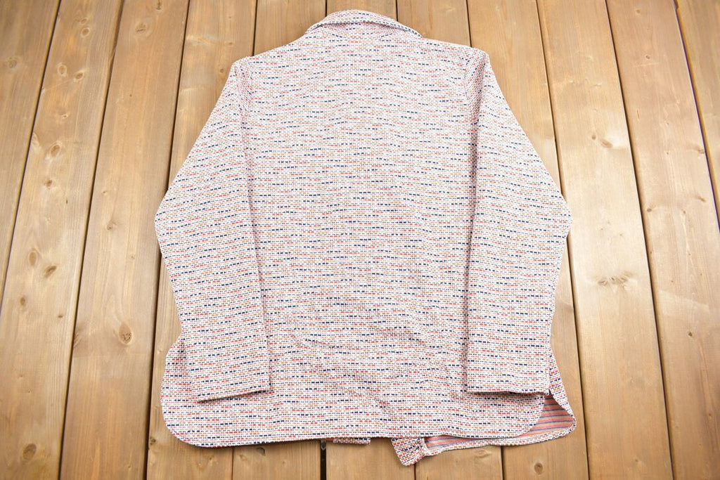 Vintage 1970s Lady Queen Wool Button Up Shirt