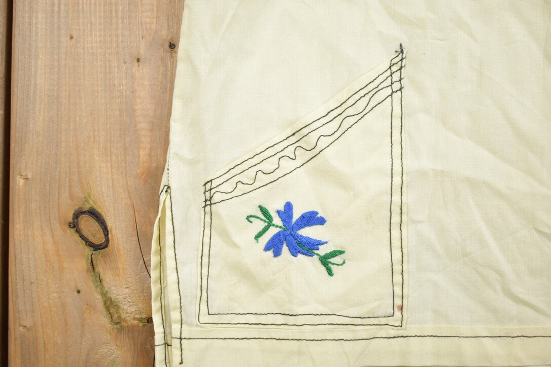 Vintage 1950s Haiti Hand Embroidered Shirt