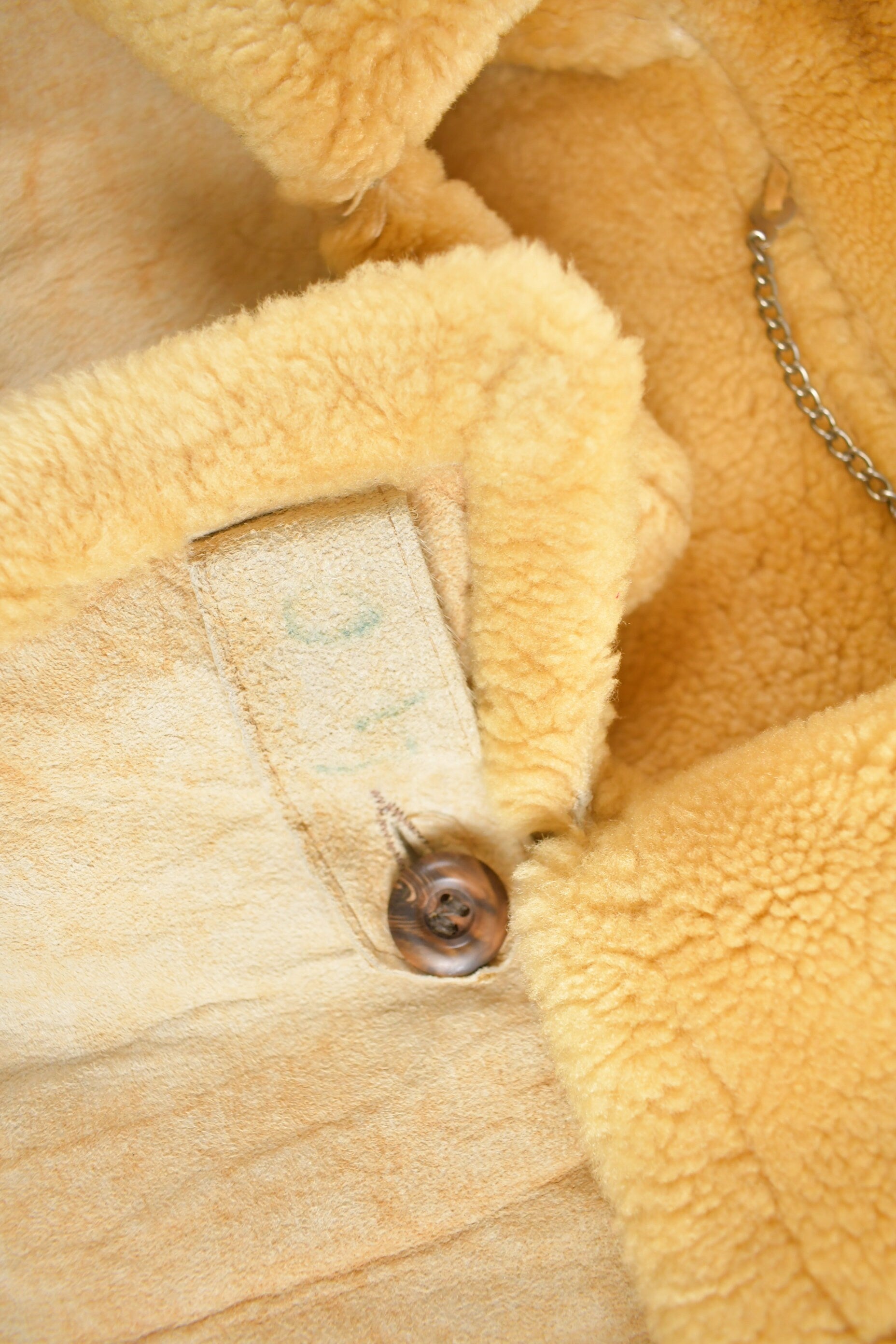 Vintage 1970s Sears The Mens Store Shearling Jacket