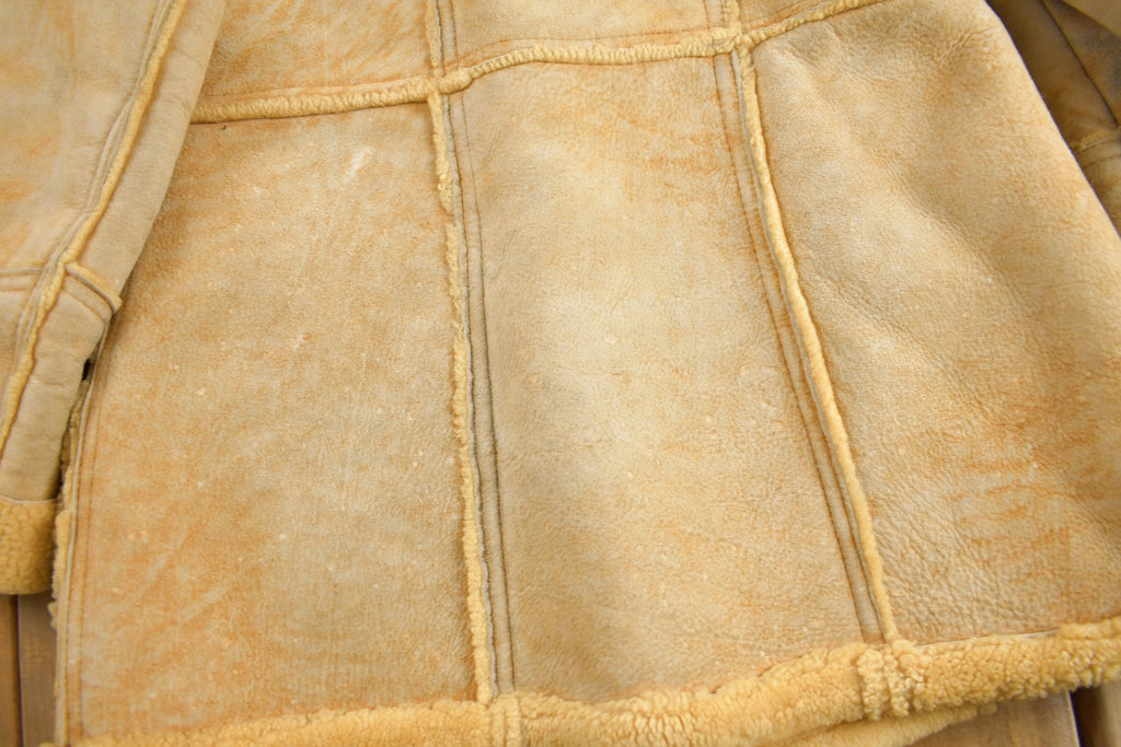 Vintage 1970s Sears The Mens Store Shearling Jacket