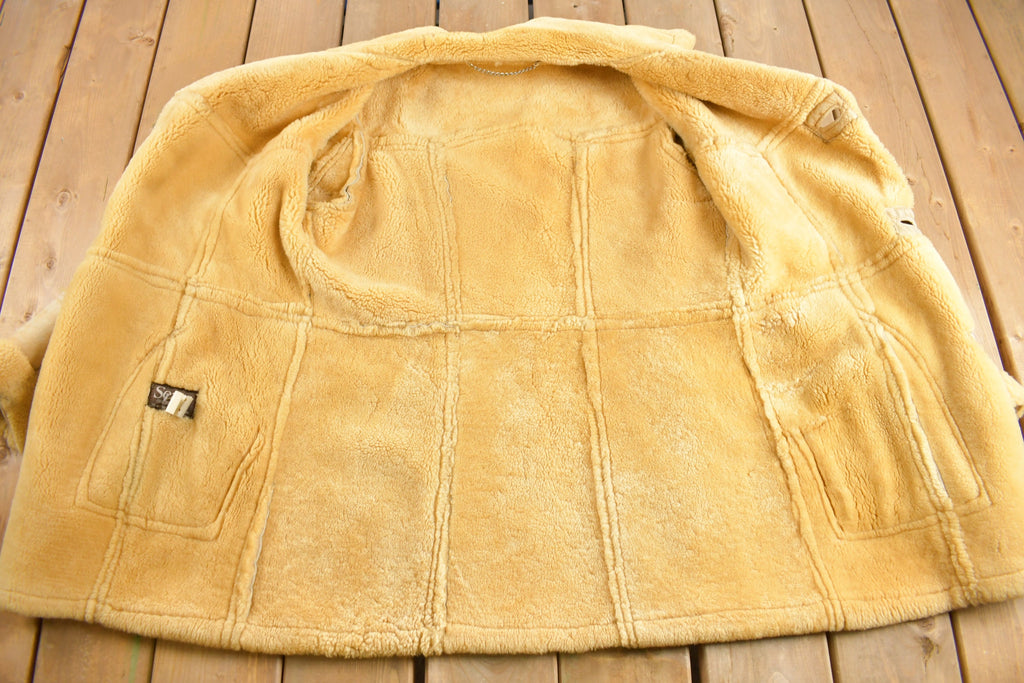 Vintage 1970s Sears The Mens Store Shearling Jacket