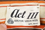 Vintage 1970s Act III Virgin Wool Cardigan Sweater