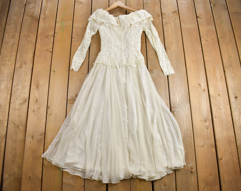 Vintage 1970s Jassica Mc Clinton Bridal Dress