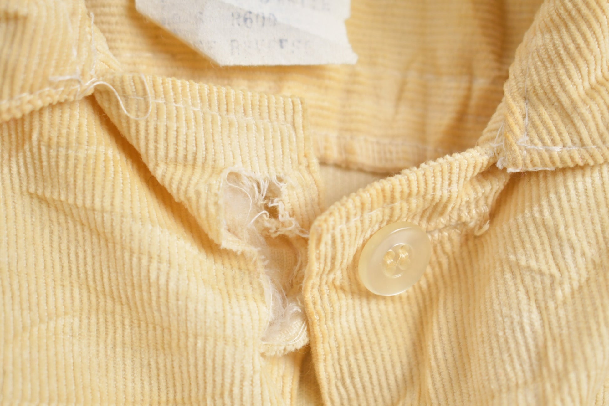 Vintage 1960s Toffs Corduroy Shirt Dress