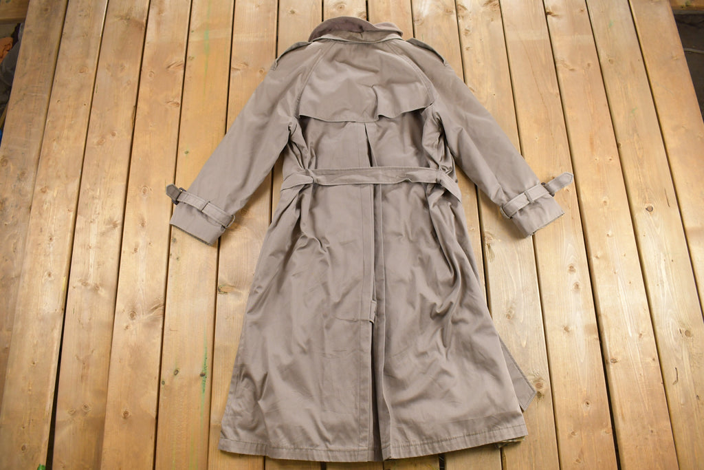 Vintage 1980s Worthington Full Length Trench Coat