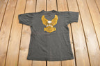 Vintage 1980s Harley Davidson Eagle Graphic T-Shirt Single Stitch